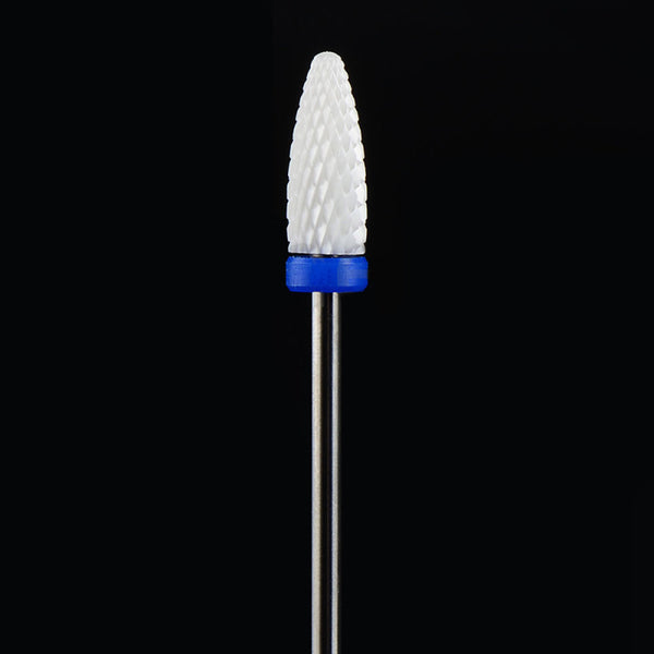 Ceramic Nail File Drill Bit Barrel Smooth Stop Cuticle Flame Remove Dea HYK