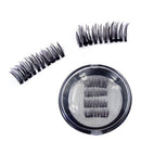 Black Faux Glue-free magnetic Natural Cross Long Thick Eye Lash False Eyelashes