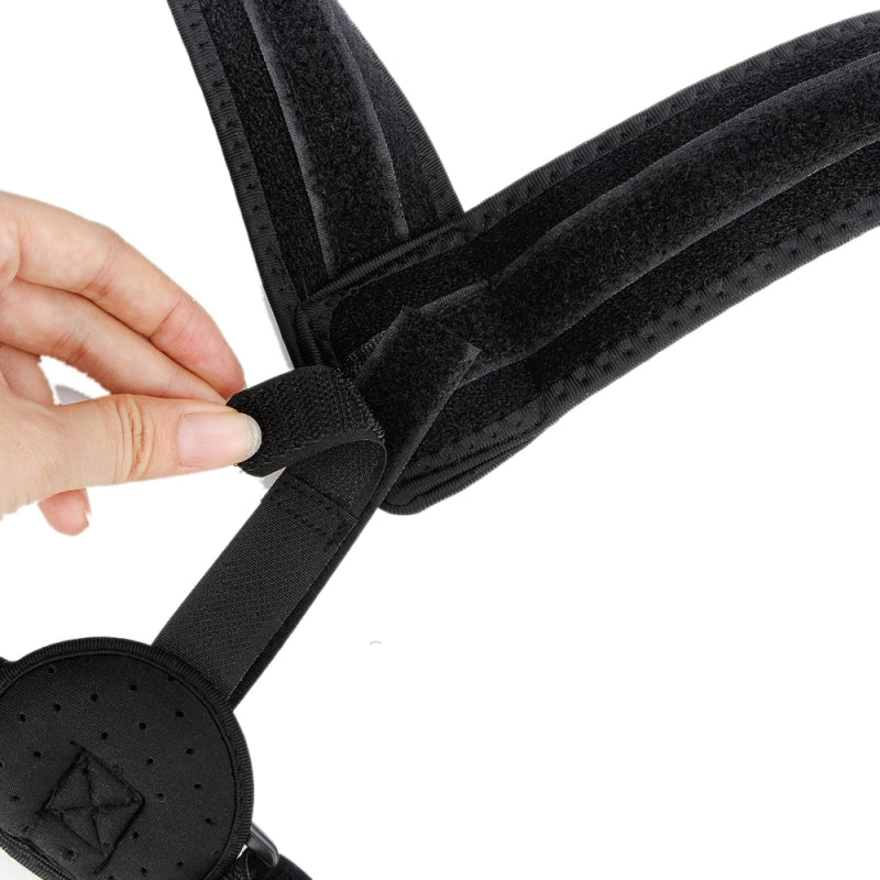 Unisex Adjustable Posture Back Support Corrector Brace Shoulder Band Belt x 1