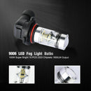 Universal 2X Automobile Car Bright White LED DRL Fog Light Headlight N PZI PSE