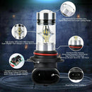 Universal 2X Automobile Car Bright White LED DRL Fog Light Headlight N PZI PSE