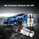 Universal 2X Automobile Car Bright White LED DRL Fog Light Headlight N PZI PSE