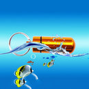 Waterproof Aluminum Medicine Pill Boxes Case Bottle Holder Container Keychain