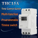 THC15A Rail Time Relay Switch Power Multi-function Programmable Timer 220V HLL