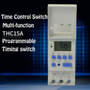 THC15A Rail Time Relay Switch Power Multi-function Programmable Timer 220V HLL