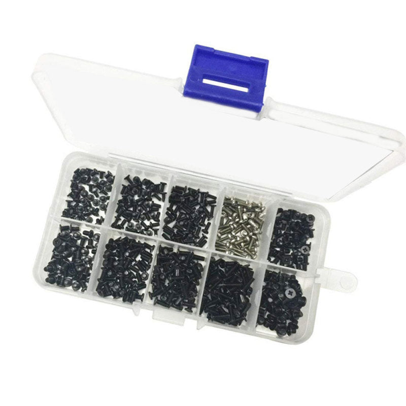 500Pcs/Set M2/M2.5/M3 Machine Screws Set for Laptop PC DIY