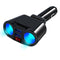 Dual USB Charger 2-Way Car Lighter Socket Splitter Adapter DC 5V 3.1A fdg