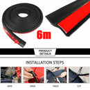 6M Z Type Car Door Edge Rubber Seal Strip Hollow Weatherstrip Trim Protect LLQ