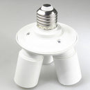 3 in 1 Studio E27 Socket Splitter Adapter Converter Photo Light Bulb Base Holder