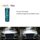 200x30cm Chameleon Colorful Blue Car Headlight Tail Fog Light Vinyl Tint Film