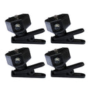 4x Mini LED Flashlight Glasses Adjustable Clip Reading Light Universal fds OWC