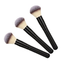 Black Wool Black powder brushFull Coverage Face Foundation Powder Brush Sealed