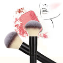 Black Wool Black powder brushFull Coverage Face Foundation Powder Brush Sealed