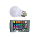 3W E27 Colors Changing RGB LED Light Bulb Remote Control Globe Lamp Hot