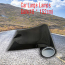 16" x 60" Car Gloss Dark Black Smoked Headlight Taillight Tint Film Wrap PVC fgh