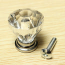 12pcs Acrylic Crystal Door Knobs Drawer Cabinet Furniture Kitchen Hand CQU