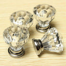 12pcs Acrylic Crystal Door Knobs Drawer Cabinet Furniture Kitchen Hand CQU