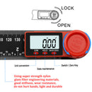 2 In 1 90 Degree Angles Digital Display Caliper Black Vernier Caliper vc