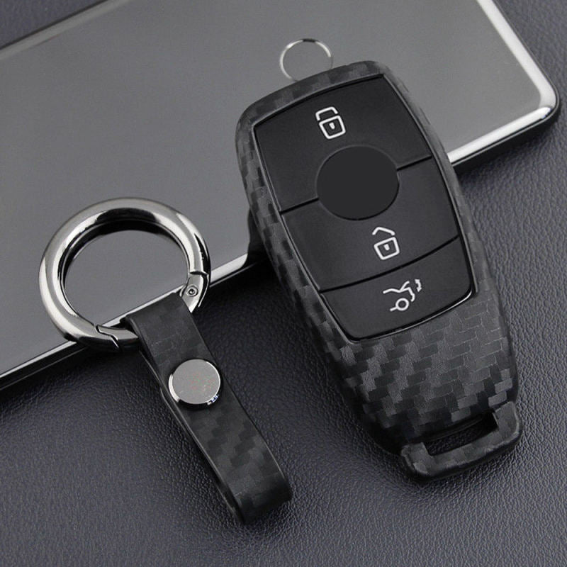 Silicone Car Key Case Cover Fob For Mercedes-Benz New A C E S CLS Class