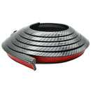 Rubber Car Fender Flare Wheel Eyebrow Protector Arch Trim Strip 1.5m HQ