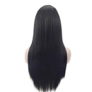 Womens Long Ladies Black Long Straight Natural Wig Hair Full Wigs HUS