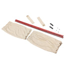 2Pcs Luxury Beige VIP Car Van SUV Window Curtain UV Sunshade Visor Kit Uni YUH