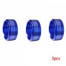Set of 3 Aluminum AC Climate Control Knob Ring Covers For Subaru Impreza Blue cx