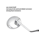 Pair Motorcycle Rear View Rearview Side Round Mirrors Universal 10mm Street Bike