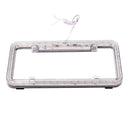 Universal 12V Blue 54 LED Light Car Front And Rear License Plate Cover DHV
