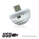 USB LED Car Atmosphere Lamp Interior Ceiling Ambient Colorful Light Projector