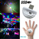 USB LED Car Atmosphere Lamp Interior Ceiling Ambient Colorful Light Projector