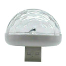 USB LED Car Atmosphere Lamp Interior Ceiling Ambient Colorful Light Projector