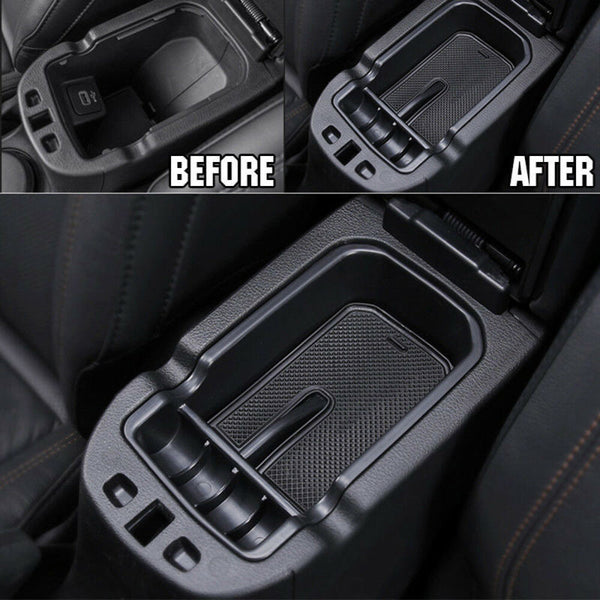 Car Armrest Storage Box Holder Container Organizer For Jeep Compass 2017-2 QWG