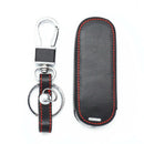 Leather Assesories 3 Buttons Key Cover Case Chain For Mazda 3 CX-5 CX-3 RRE