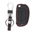 1 * Car Leather Remote Keychain Cover For Modern Santa Fe GLS Campaign fds JSI