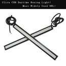 10Pcs 12V LED Strip DRL Daytime Running Lights Fog COB Car Lamp Blue Day Driving