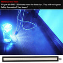 10Pcs 12V LED Strip DRL Daytime Running Lights Fog COB Car Lamp Blue Day Driving