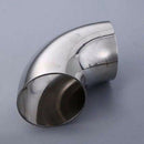 Exhaust Car 3.5" Inch/89mm 90 Degree Stainless Steel Bend Elbow Pipe Tubing new