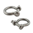 5x Stainless Steel Screw Pin Anchor Shackle Bow Rigging European Style OPL UGD