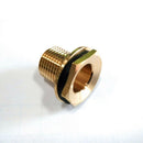 2pcs 1/2" Soild Brass Water Tank Connector Bulkhead Tank Garden Fitting sdgh