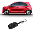 Fold Leather Keys Chain Ring Cases Buckle For Peugeot 508 New 308 Citro QTH