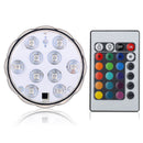 Submersible 10 LED RGB Light Party Vase Underwater Waterproof Lamp Ornate Best