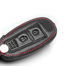 Leather Key Case Cover For Suzuki Swift Kizashi SX4 SCross Smart Remote Key Fob