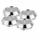4Pcs Chrome Car Wheel Center Hubs Caps Rim Decorative Covers Kit ZRQ