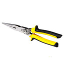 Nonslip Handle Needle Long Nose Cutter Pliers 7 Inch Yellow HPC-60-63 Degrees