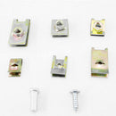 Metal Clips 200x Mixed Car Body Door Panel Fastener Screw U Type Gasket  vcz