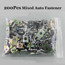 200x Mixed Car Body Door Panel Fastener Screw U Type Gasket Fender Metal EJF