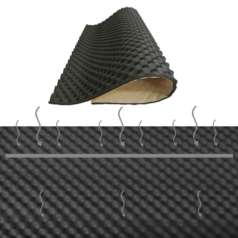 20mm Car Sound Deadener Insulation Acoustic Dampening Foam Thermal Mat jkd