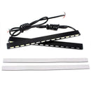 2x Super Bright 7030 14LED SMD Car Day Running Light Strip DRL Fog Lamp N YCO