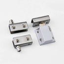Stainless steel Pair Glass Clamp Door Pivot Hinge Set for 5-8mm 2 pairs